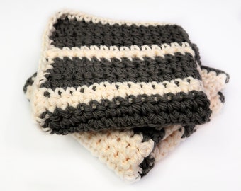 Patrón de paño de cocina o toallita de crochet simple