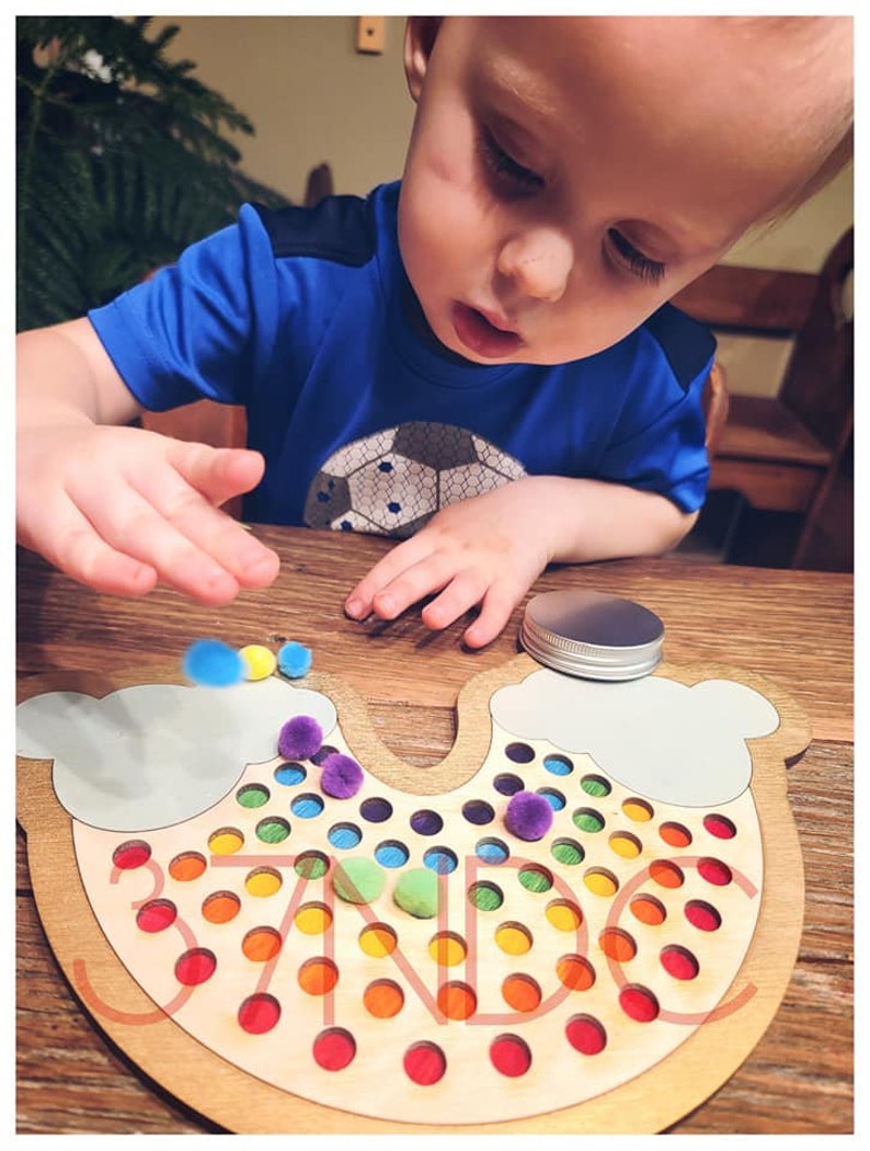Color Sorting Rainbow - Montessori Inspired - Digital Cut File - Etsy