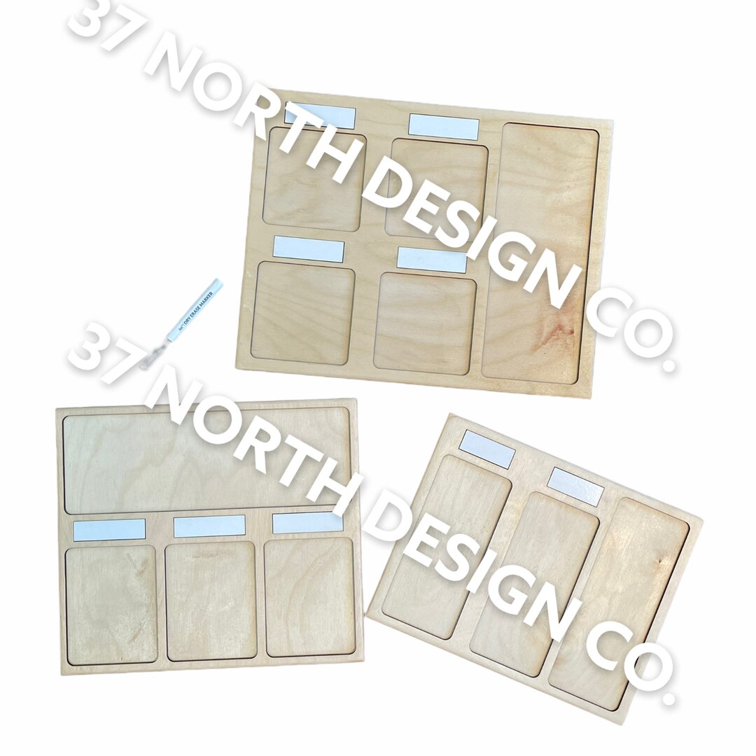 Montessori Sorting Tray Bundle Pack (digital Cut File) - Etsy