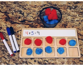 TIEN FRAME Math Board - alleen gesneden SVG-bestand