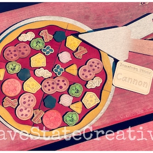 Hometown Pizza Dramatic Play Set (DIGITAL CUT FILE)