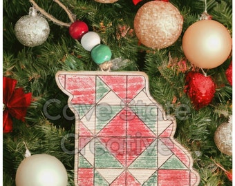 Missouri Star Quilt Block Ornament