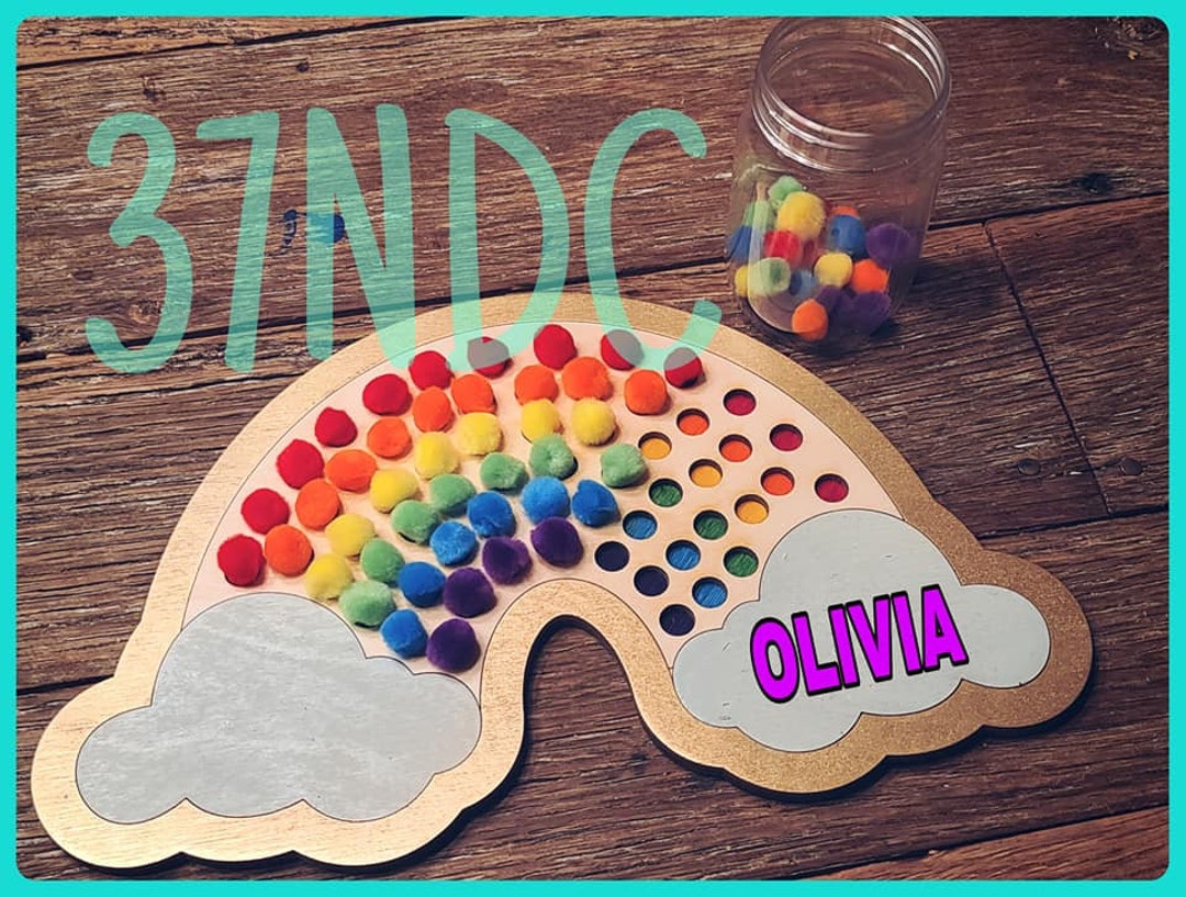 Color Sorting Rainbow - Montessori Inspired - Digital Cut File - Etsy