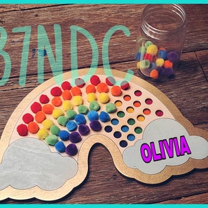 Color Sorting Rainbow - Montessori Inspired - Digital Cut File