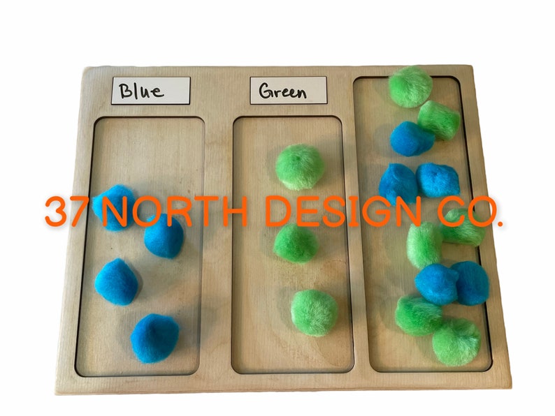 Montessori Sorting Tray Bundle Pack (digital Cut File) - Etsy
