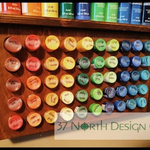 Laser Cut Craft Paint Storage Caddy