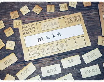 Sight Word Study Board SVG File – Dolch Words, Homeschool (Digital File)