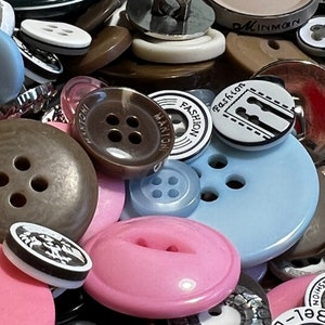 Buttons. Assorted 50g bag resin, plastic. Perfect for knitting, baby toddler cardigans image 4