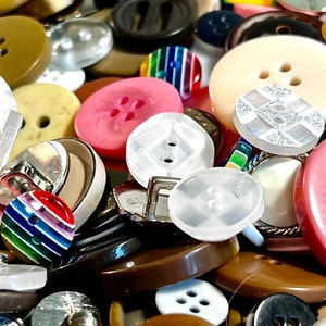 Buttons. Assorted 50g bag resin, plastic. Perfect for knitting, baby toddler cardigans image 7