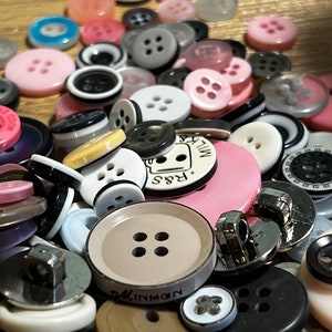 Buttons. Assorted 50g bag resin, plastic. Perfect for knitting, baby toddler cardigans image 8