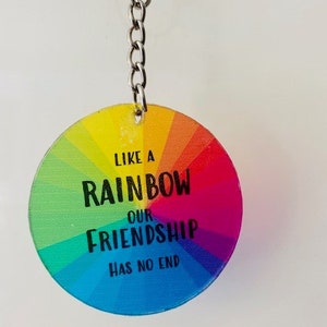 Rainbow Friendship Keyring