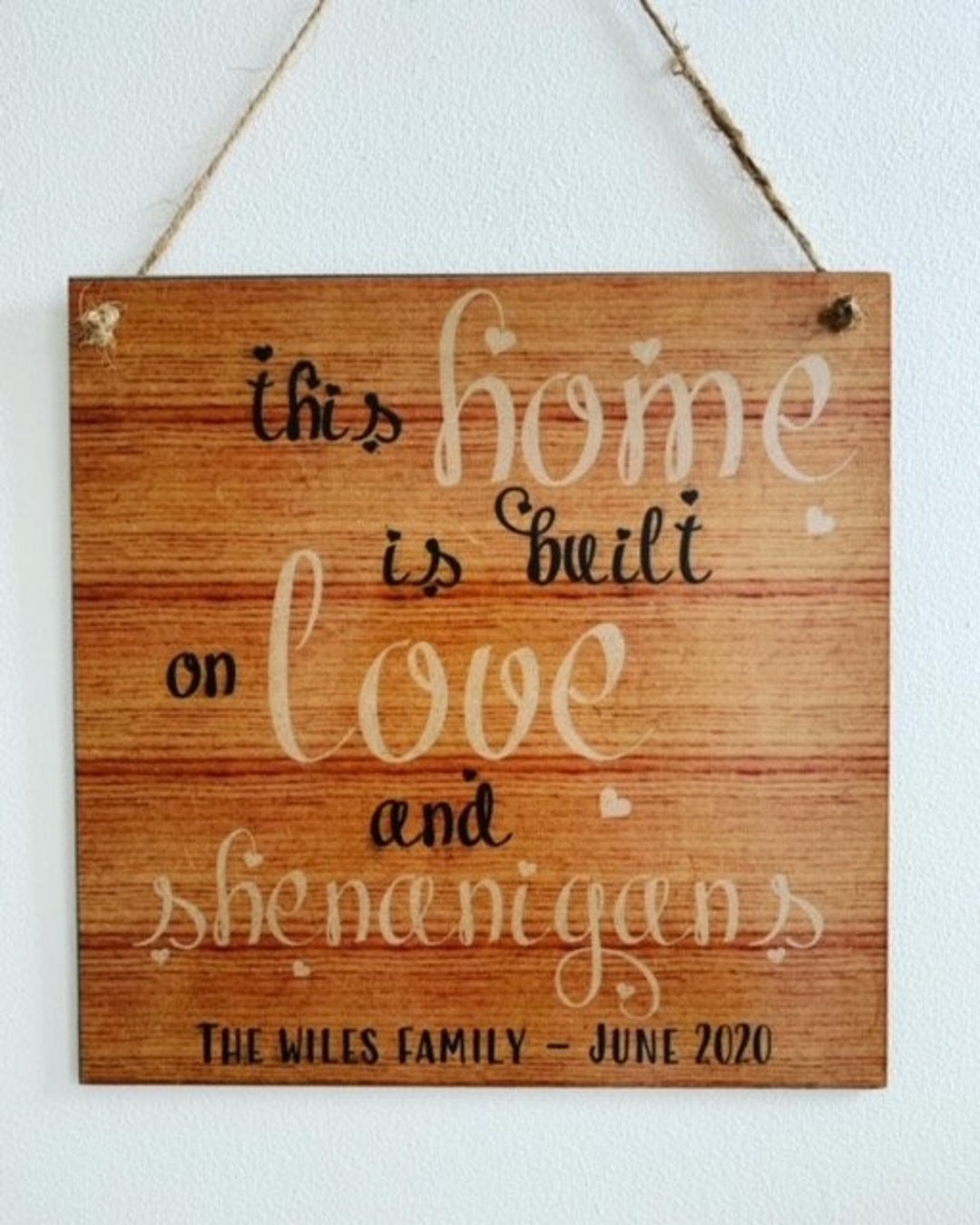 Plaques De Maison En Bois Personnalis es Etsy France