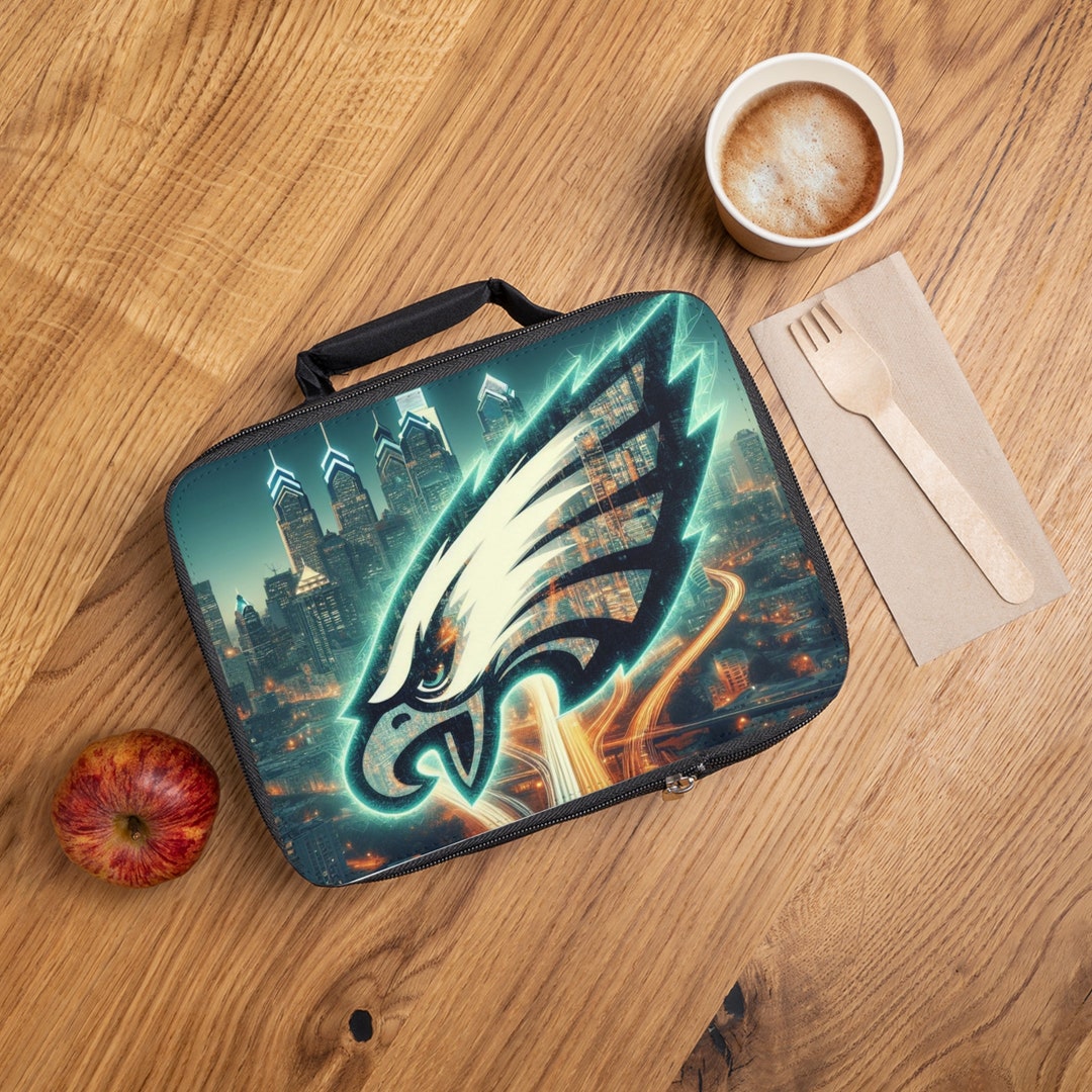 Lunch Bag Philadelphia Eagles Lunch Bag Sports Lunch Bag Etsy