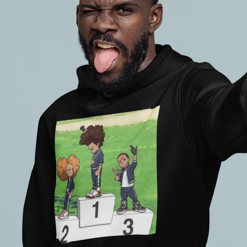 The buying Boondocks Hoodie | Adult Swim Hoodie | Adult Cartoon Hoodie | Character Hoodie