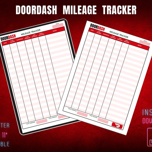 Mileage Tracker - Etsy