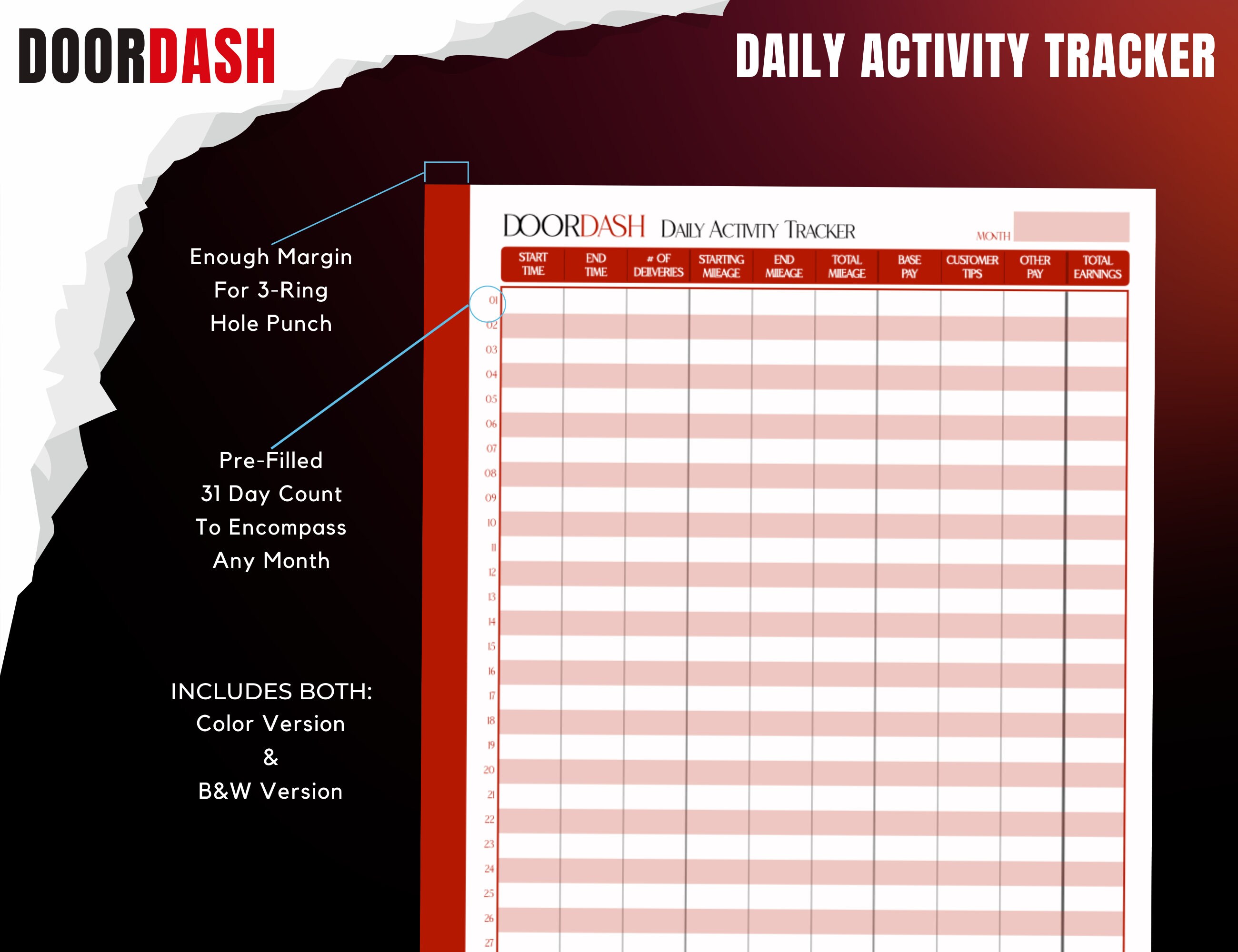 Free Mileage Tracker For Doordash - hzbihew