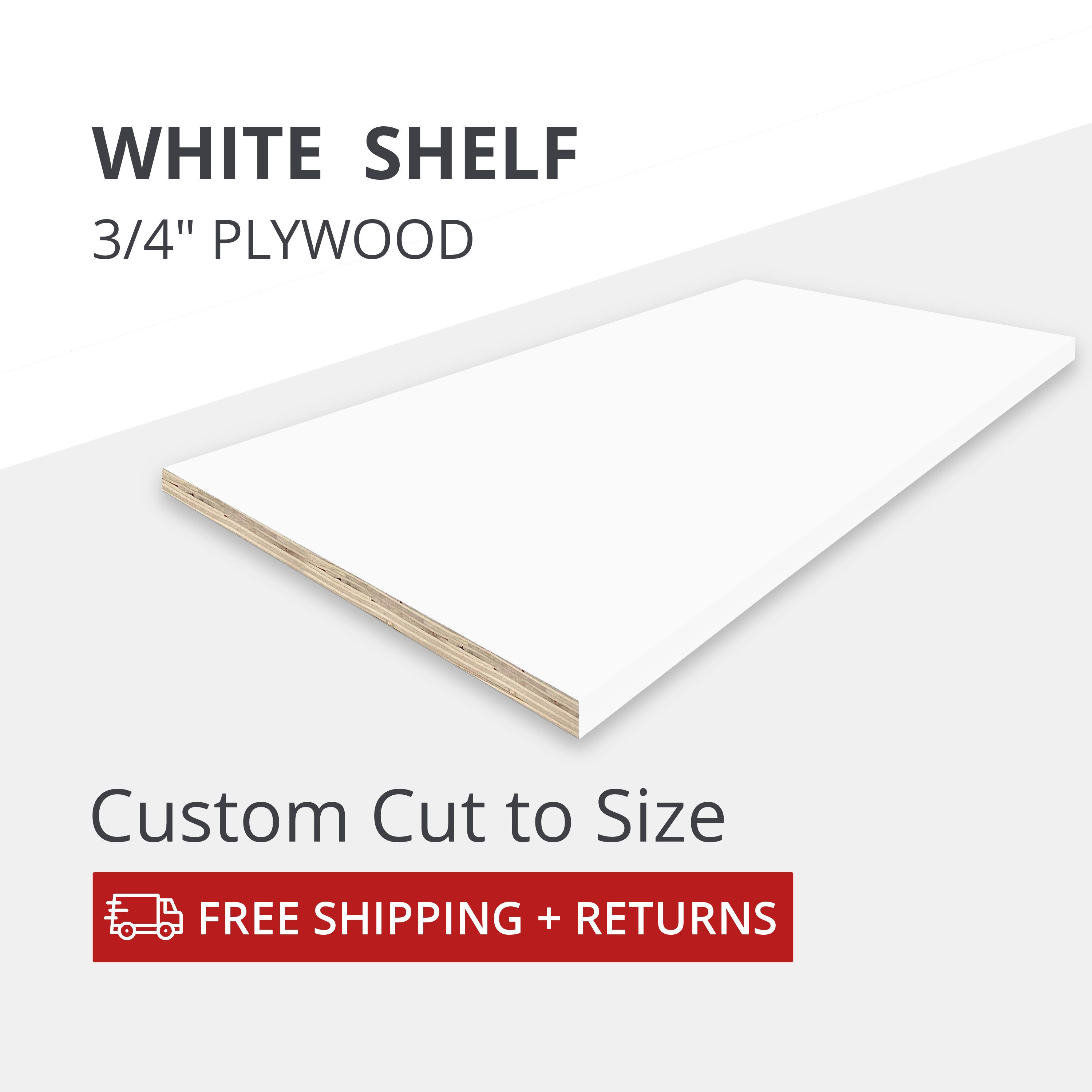 Prefinished Birch Cover-shelf Liner to Cover Wire Shelves in Your  Closet/pantry Choose Your Wire Shelf Size, 3 Actual Front, Choose Plywood 