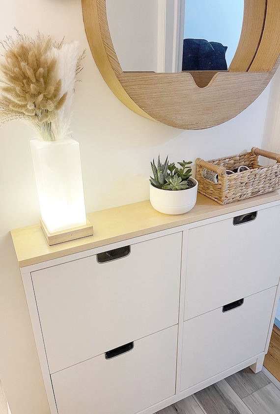 Wood Countertop Panel for IKEA STALL Shoe Cabinet Maple Plywood 3 4 Thick Clear Natural Finish Top Cover Shelf Ikea Mod Hack Etsy