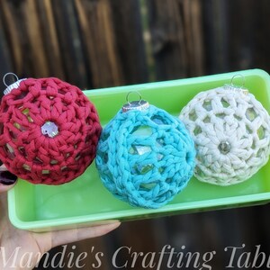 Crocheted Ornaments - handmade