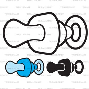 Chupeta. Cortar arquivos para Cricut. Clip-art (eps, svg, pdf, png, dxf, jpeg).