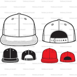 Gorra de rap. Cortar archivos para Cricut (eps, svg, pdf, png, dxf, jpeg). AVISO: esto es imagen de arte, no material didáctico o patrón.