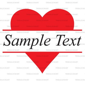 Herz-Monogramm. Dateien für Cricut ausschneiden. ClipArt Silhouette (eps, svg, pdf, png, dxf, jpg).
