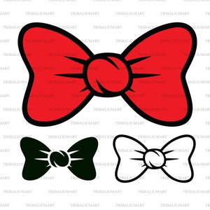 Bow tie. Cut files for Cricut. Clip Art silhouettes (eps, svg, pdf, png, dxf, jpeg).