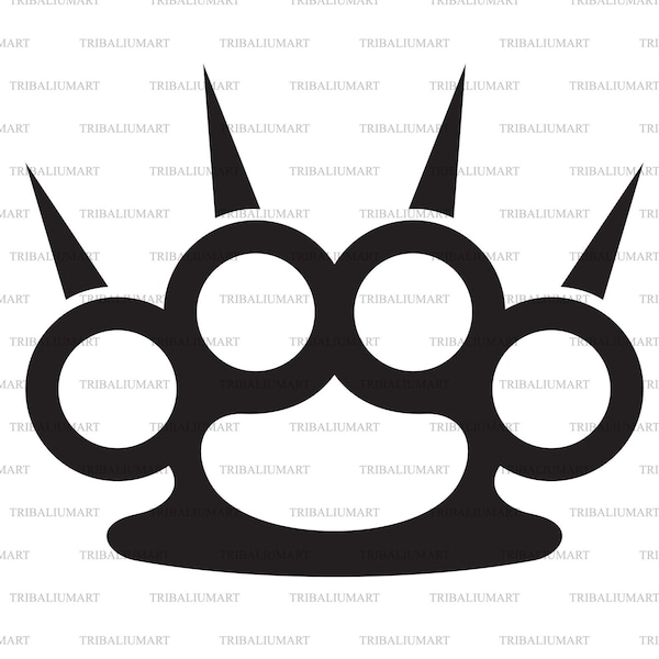 Brass Knuckle Dxf Etsy Australia