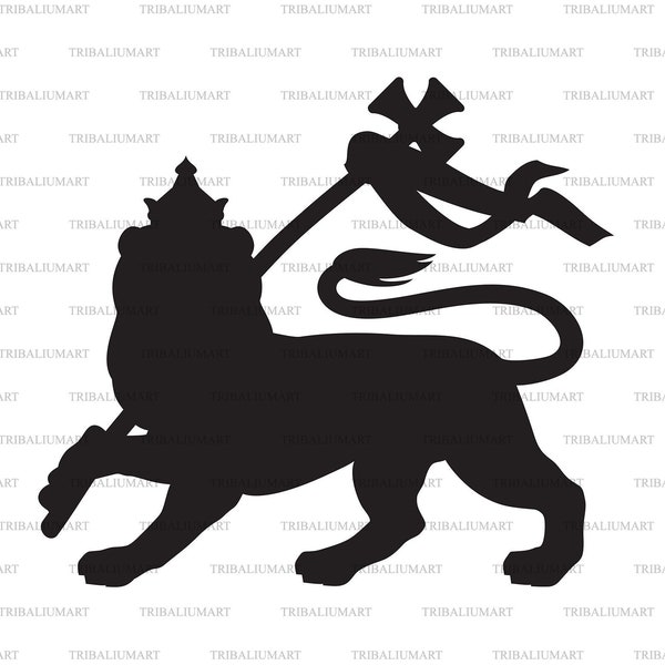 Design rastafari - lion de Juda. Symbole reggae (eps, svg, pdf, png, dxf, jpeg)