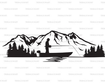 Download Fishing Scene Svg Etsy