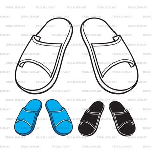 Flip Flops. Cut Files for Cricut. Clip Art eps Svg Pdf - Etsy