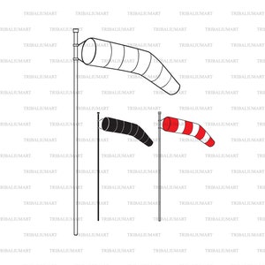Biruta. Cortar arquivos para Cricut. Silhueta de clipart (eps, svg, pdf, png, dxf, jpeg).