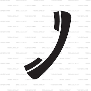 Telefoonontvanger. Bestanden knippen voor Cricut. Illustraties silhouetten (eps, svg, pdf, png, dxf, jpeg).