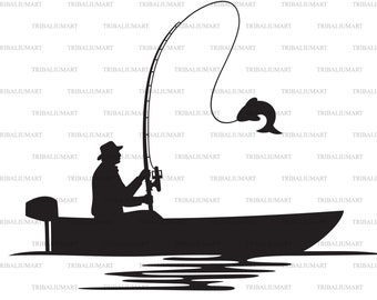 Free Free Man Fishing In Boat Svg 754 SVG PNG EPS DXF File