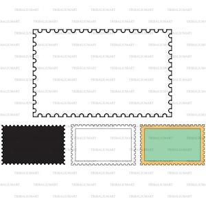 Sellos. Cortar archivos para Cricut. Siluetas Clip Art (eps, svg, pdf, png, dxf, jpeg).