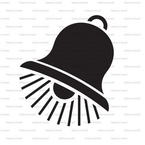 Bell (notification). Couper les fichiers pour Cricut (eps, svg, pdf, png, dxf, jpeg).