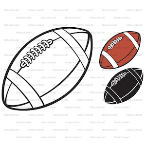 American-Football-Ball. Dateien für Cricut ausschneiden. ClipArt (eps, svg, pdf, png, dxf, jpg).