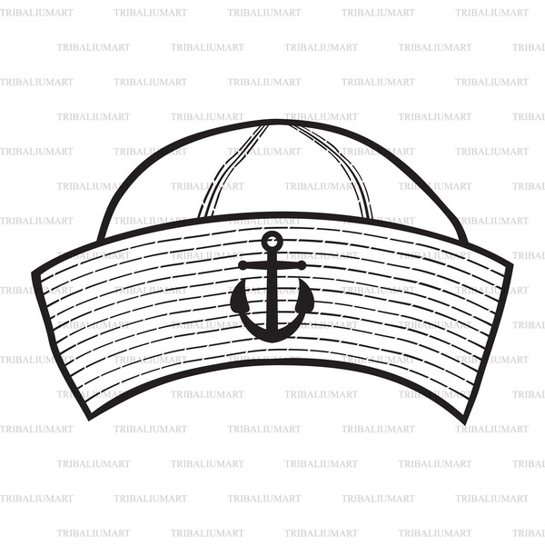 Sailor Hat Template Etsy