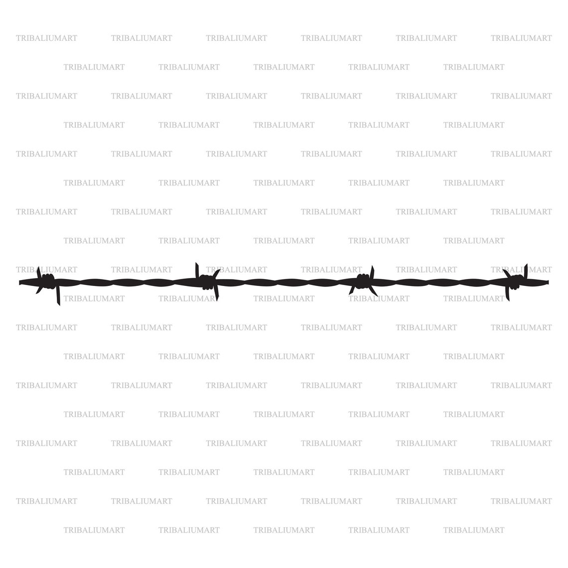 Barbed or Barb Wire. Cut files for Cricut. Clip Art silhouette Etsy