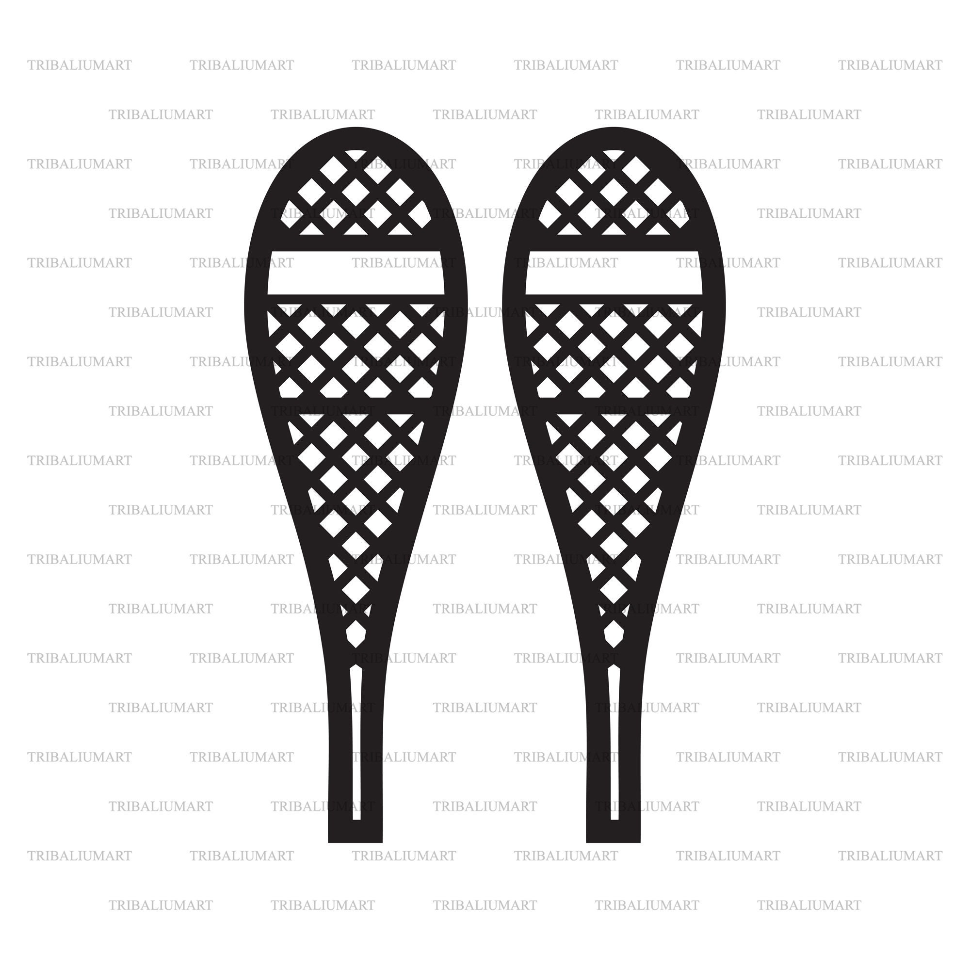 Traditional Snowshoe. Cut Files for Cricut. Clip Art eps Etsy Canada