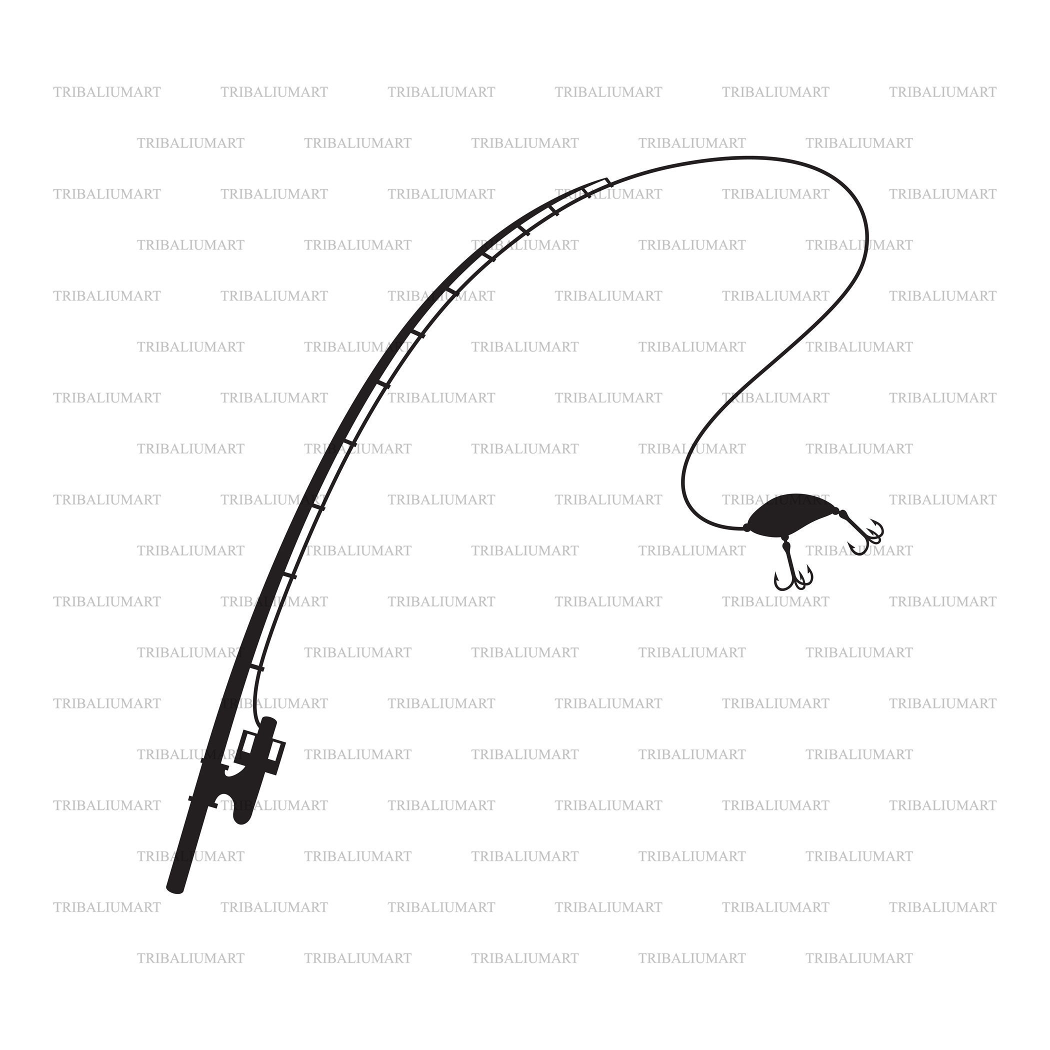 Fishing Rod Svg 