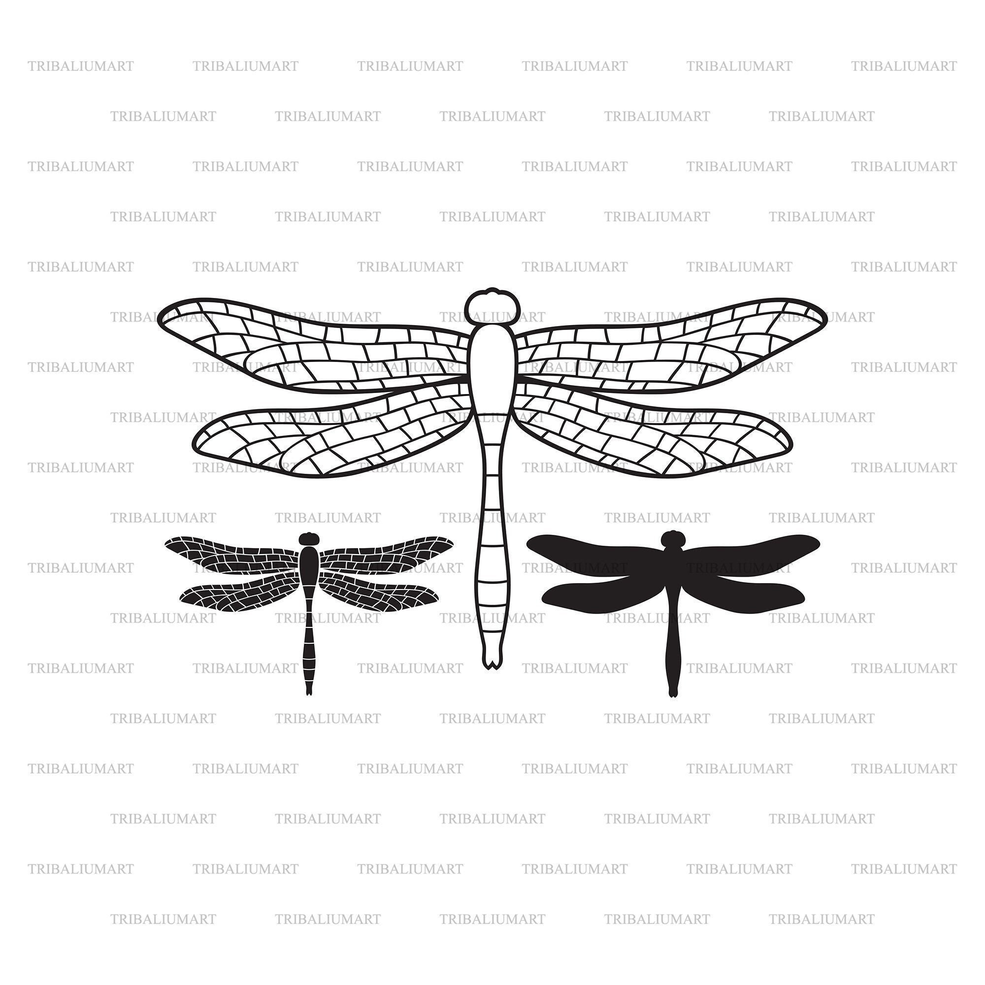 Dragonfly. Cut Files for Cricut. Clip Art eps Svg Pdf Png - Etsy