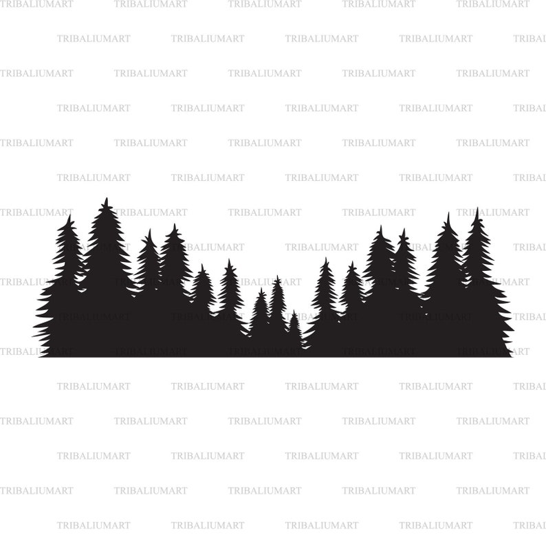 Download Eps Svg Pdf Png Dxf Jpeg Cut Files For Cricut Clip Art Silhouettes Forest Silhouette Background Clip Art Art Collectibles Gkjwonosari Com