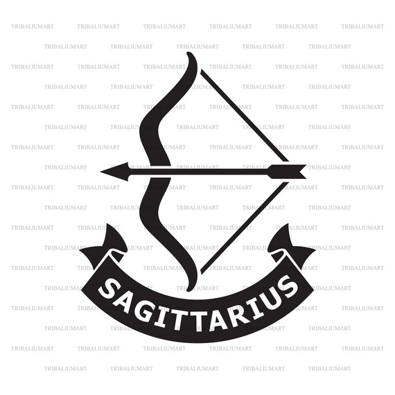 Adesivi Zodiacali Sagittario In Vinile, Nero/bianco, 100x90 Mm, Per Interni Ed Esterni, Resistenti A Pioggia E Sole