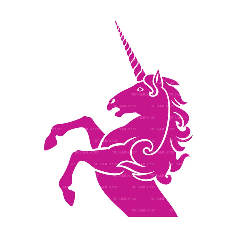 eps, svg, pdf, png, dxf, jpeg Unicorn . Cut files for Cricut Clip Art silhouettes
