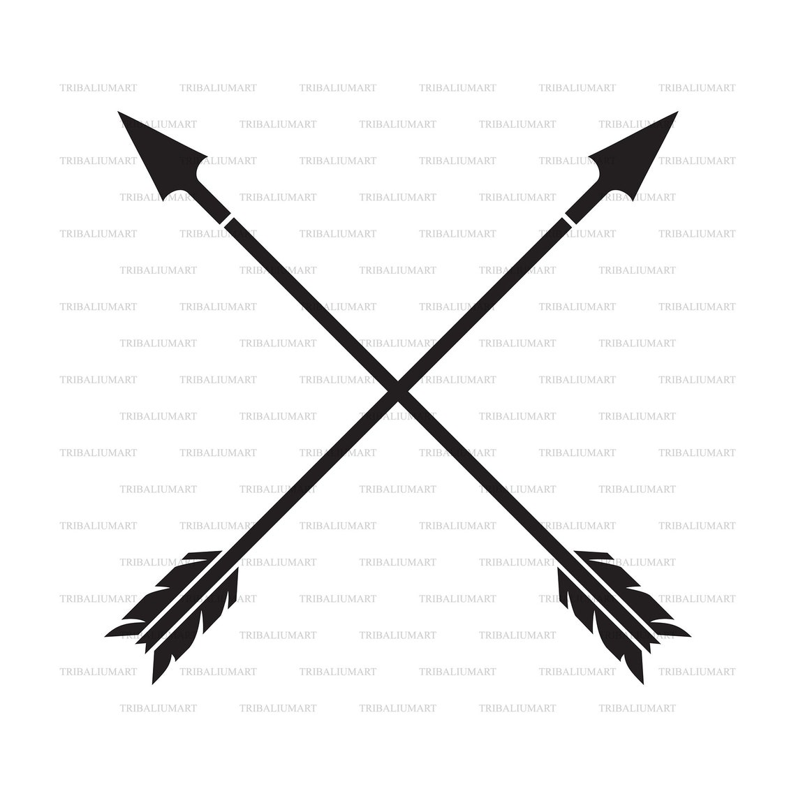 Crossed Arrows Svg Tribal Arrow Svg Arrow Svg Clipart vrogue.co