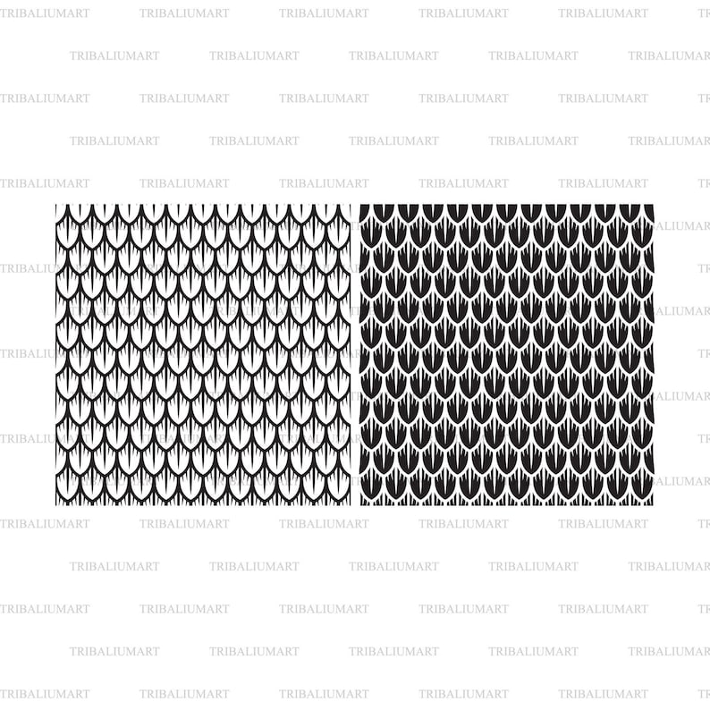 Cut files for Cricut eps, svg, pdf, png, dxf, jpeg background, wallpaper Clip Art silhouettes . Dragon scales seamless pattern