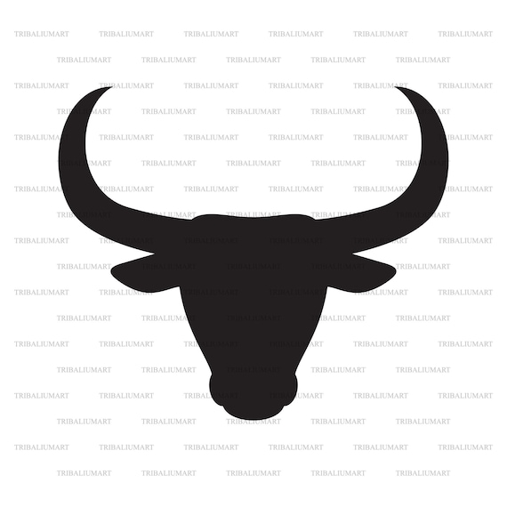 Sticker autoadesivo logo testa di toro, disponibile in più