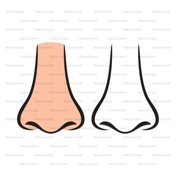 Menschliche Nase Dateien Fur Cricut Ausschneiden Clipart Etsy
