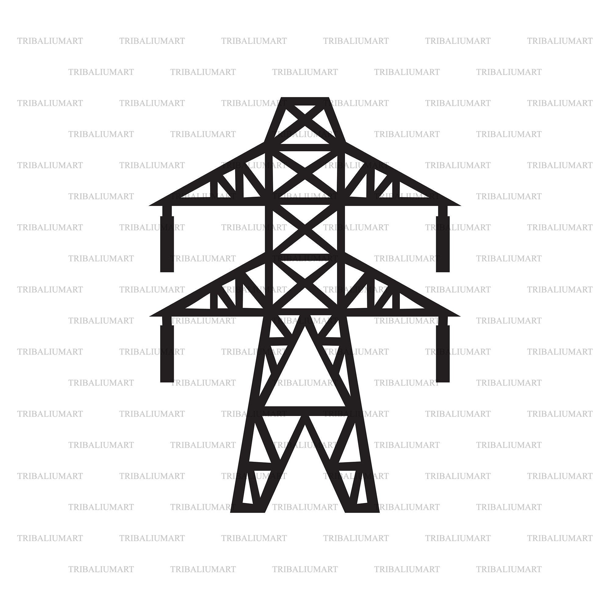 Transmission Line Clip Art